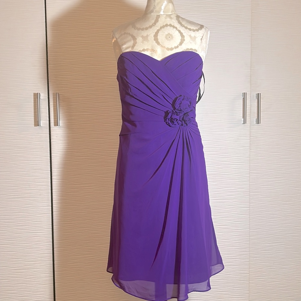 Alfred Angelo strapless cocktail dress, Sz 8